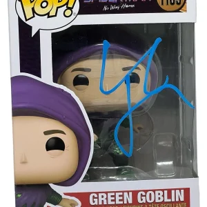 Willem Dafoe Signed Funko Pop Spider-Man Green Goblin Marvel Autograph BAS COA