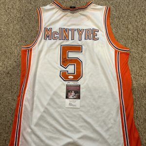 CLEMSON TIGERS- TERRELL MCINTYRE SIGNED AUTOGRAPH JERSEY JSA COA BASKETBALL