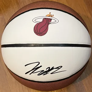 Terry Rozier Signed Autographed Miami Heat Logo Basketball JSA COA Scary Terry