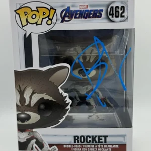 Bradley Cooper "Avengers" AUTOGRAPH Signed 'Rocket' 462 Guardians Funko Pop ACOA