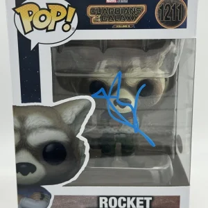 Bradley Cooper "Guardians of the Galaxy Vol 3" SIGNED Rocket 1211 Funko Pop ACOA