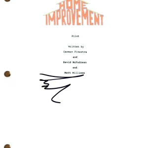 Tim Allen Signed Autograph Home Improvement Pilot Script Screenplay Beckett COA