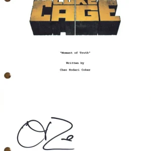 Theo Rossi Signed Autograph Luke Cage Pilot Episode Script Beckett COA