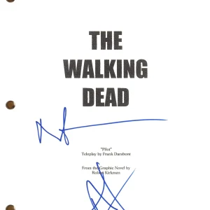 Andrew Lincoln & Norman Reedus Signed The Walking Dead Pilot Script Beckett COA