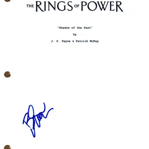 Benjamin Walker Signed Lord of the Rings The Rings of Power Pilot Script BAS COA