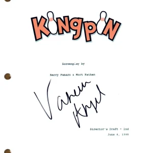 Vanessa Angel Signed Autograph Kingpin Movie Script Full Screenplay Beckett COA