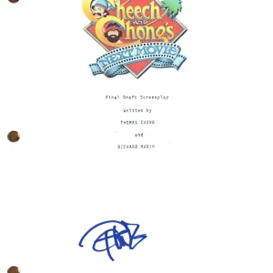 Tommy Chong Signed Autograph Cheech and Chong's Next Movie Full Script ACOA COA