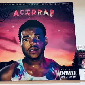 Chance The Rapper signed Acid Rap 10 Year Anniversary Vinyl Album JSA Certified