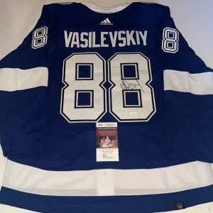 Andrei Vasilevskiy signed Tampa Bay Lightning Authentic Adidas Pro jersey JSA
