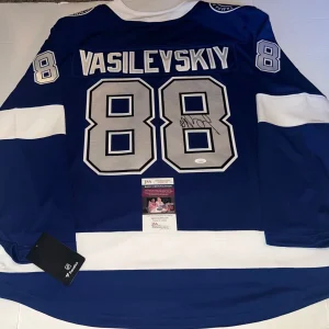 Andrei Vasilevskiy signed Tampa Bay Lightning Fanatics jersey autographed JSA
