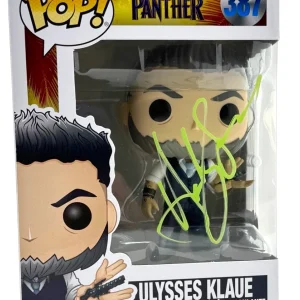 Andy Serkis Signed Funko Pop Ulysses Klaue Black Panther Autograph Beckett COA