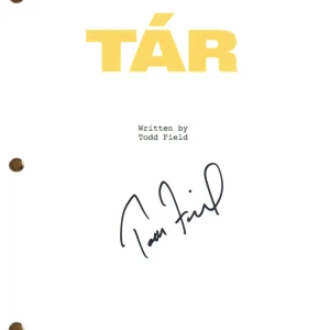 Todd Field Signed Autograph Tar Movie Script Full Screenplay Director BAS COA