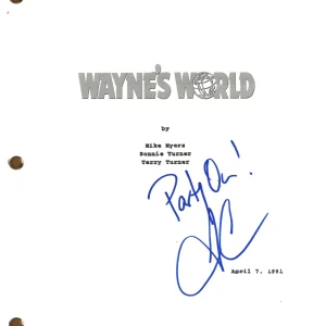 Tia Carrere Signed Autograph Wayne's World Movie Script Screenplay Beckett COA