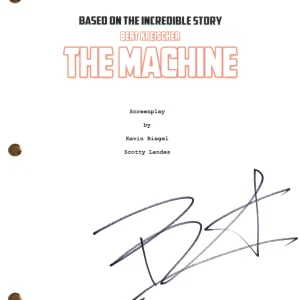 Bert Kreischer Signed Autograph The Machine Movie Script Beckett COA
