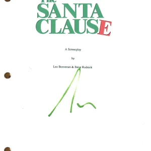 Tim Allen Signed Autograph The Santa Clause Movie Script Screenplay Beckett COA
