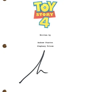 Tim Allen Signed Autograph Toy Story 4 Movie Script Full Screenplay Beckett COA