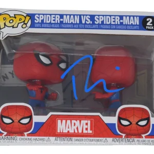 Tobey Maguire Signed Spider-Man Funko Pop 2 Pack Deluxe Autograph Beckett COA