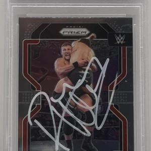Ridge Holland Signed 2022 Prizm Card WWE Superstar PSA/DNA Slabbed