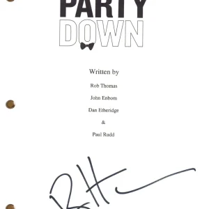 Ryan Hansen Signed Autograph Party Down Pilot Script Full Screenplay Beckett COA