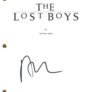 Alex Winter Signed Autograph The Lost Boys Movie Script Screenplay Beckett COA