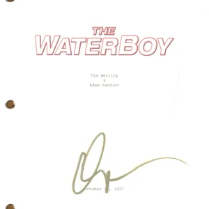 Adam Sandler Signed Autographed The Waterboy Movie Script Screenplay ACOA COA