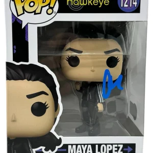 Alaqua Cox Signed Autograph Maya Lopez Funko Pop Hawkeye Echo Marvel BAS COA