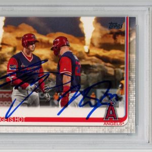 Shohei Ohtani Mike Trout 2019 Topps Gets Hot #367 Auto PSA 10 Gem Mint Angels