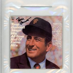 Tony Bennett Signed Hall Of Fame Hits Cd Album Cover Auto PSA/DNA Gem Mt 10