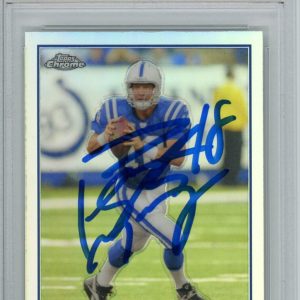 Peyton Manning Signed 2009 Topps Chrome Refractor #TC96 Indianapolis Colts Auto