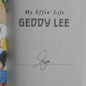 Geddy Lee Rush JSA Autograph Signed Book My Effin' Life