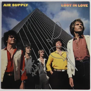 Air Supply JSA Signed Autograph Record Vinyl Graham Russell Hitchock