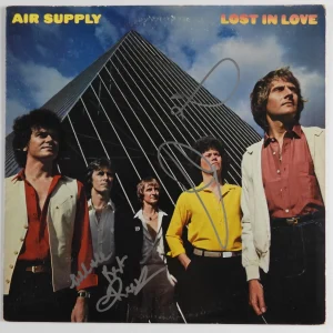 Air Supply JSA Signed Autograph Record Vinyl Graham Russell Hitchock