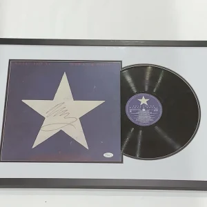 NEIL YOUNG SIGNED FRAMED "HAWKS & DOVES" LP 25x16.5 ALBUM DISPLAY CSNY JSA LOA