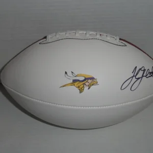TOBY GERHART SIGNED FOOTBALL MINNESOTA VIKINGS STANFORD