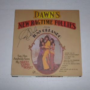 TONY ORLANDO AUTOGRAPHED NEW RAGTIME FOLLIES ALBUM SIGNED