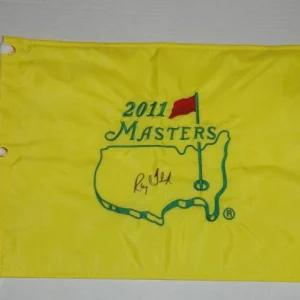 RAYMOND FLOYD SIGNED 2011 MASTERS PIN FLAG AUTOGRAPHED 1976 CHAMPION HOF RAY