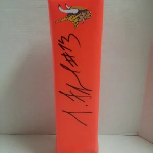SHARRIF FLOYD SIGNED TOUCHDOWN PYLON MINNESOTA VIKINGS COA FOOTBALL FLORIDA