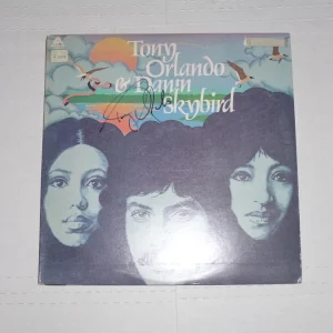TONY ORLANDO AUTOGRAPHED SKYBIRD ALBUM SIGNED