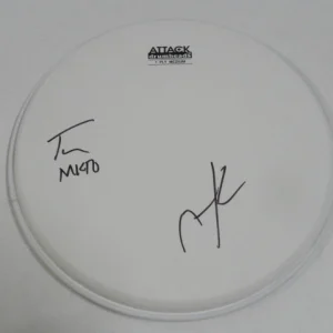 MKTO SIGNED DRUMHEAD MALCOLM KELLEY TONY OLLER CLASSIC 2X BOTH