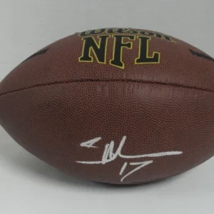 STEPHEN MORRIS SIGNED NFL FOOTBALL MIAMI HURRICANES NFL STAR