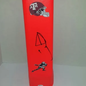 JOHNNY MANZIEL SIGNED TOUCHDOWN PYLON TEXAS A&M AGGIES JSA COA FOOTBALL PROOF