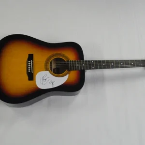 THE SWON BROTHERS SIGNED FULL-SIZE SUNBURST ACOUSTIC GUITAR COUNTRY SUPERSTARS