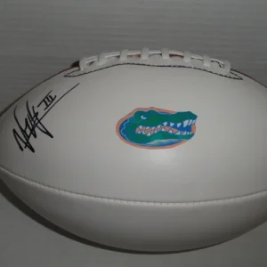 VERNON HARGREAVES III SIGNED FOOTBALL FLORIDA GATORS STUD