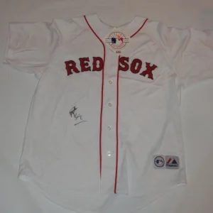 STEPHEN KING SIGNED BOSTON RED SOX JERSEY HORROR AUTHOR LICENSED JSA LOA