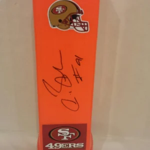 ANTOINE BETHEA SIGNED TOUCHDOWN PYLON SAN FRANCISCO 49ERS FOOTBALL
