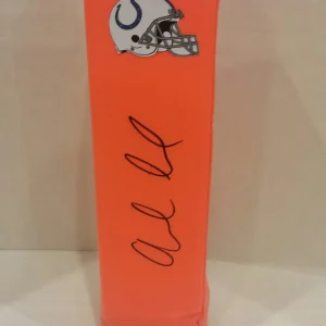 ANDREW LUCK SIGNED TOUCHDOWN PYLON INDIANAPOLIS COLTS FOOTBALL JSA COA