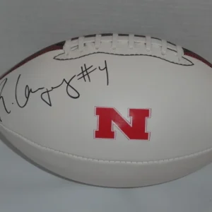 RANDY GREGORY SIGNED FOOTBALL NEBRASKA CORNHUSKERS DALLAS COWBOYS EXACT PROOF
