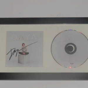 DAYA SIGNED FRAMED "SIT STILL LOOK PRETTY" CD NEW POP SUPERSTAR EXACT PROOF