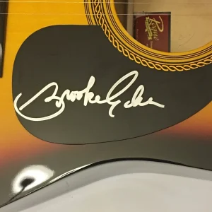 BROOKE EDEN SIGNED SUNBURST ACOUSTIC GUITAR DADDYS MONEY PROOF AUTOGRAPHED