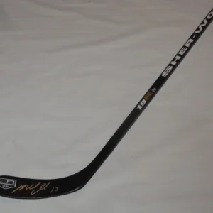 MIKE CAMMALLERI SIGNED HOCKEY STICK LOS ANGELES KINGS AUTOGRAPHED PROOF